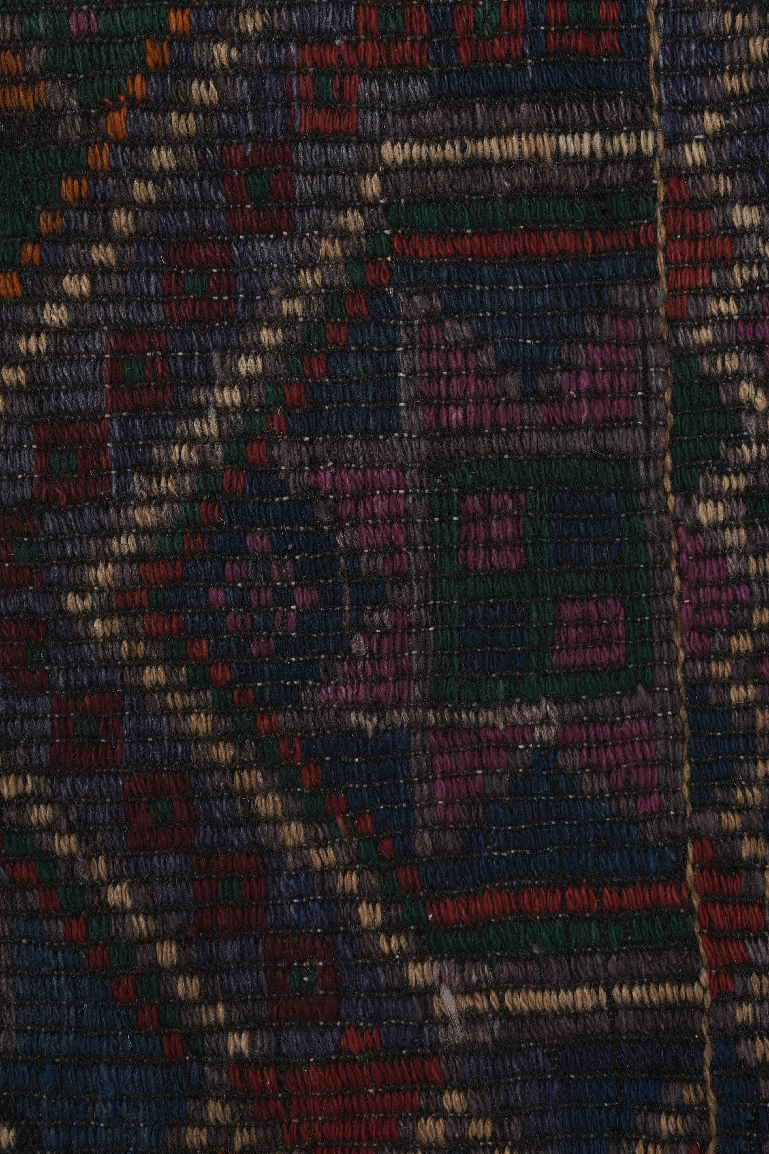 Vintage Turkish Oushak Rug Handwoven 228x292 cm