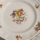 11 starter or dessert plates, KG Lunéville, Marie-Thérèse model - Yellow, blue floral patterns