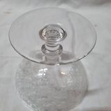 Baccarat crystal champagne glass, Rohan model, 1920