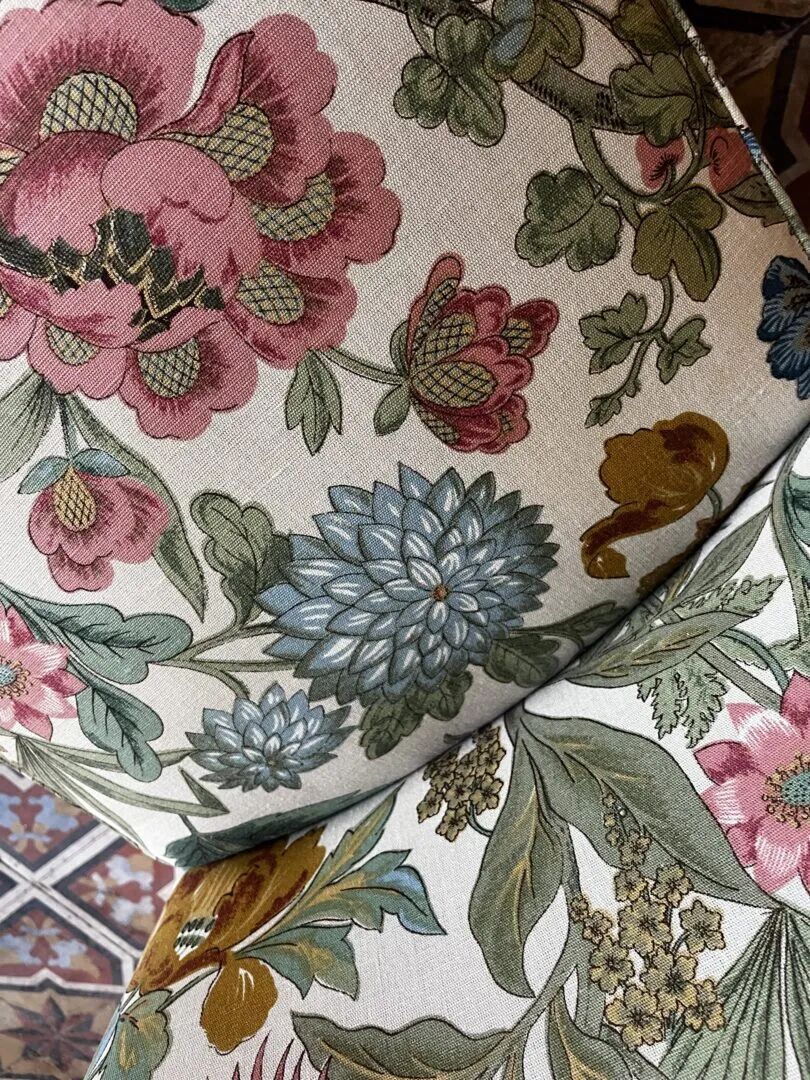 Cocktail chair - summer flowers