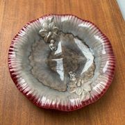 Large East German pottery bowl from the mid-century GDR by Strehla Keramik, 1960s.