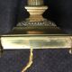 Bronze lamp foot fluted barrel with capitals