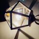 1950s pendant light, chain and brass ceiling light