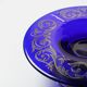 Rare Cobalt Blue Crystal and Silver Bowl / Fani Argento / Florence / 1930s
