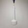 Stilnovo Pendant in Milk Glass and Brass, Italy 1960's