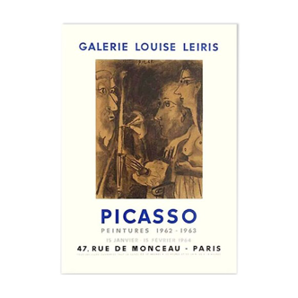 Pablo Picasso, lithographie originale Galerie Louise Leiris, 1964, Mourlot