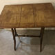Napoleon iii walnut shutter table with marquetry villa massena nineteenth era