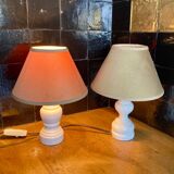 Paire lampes de chevet