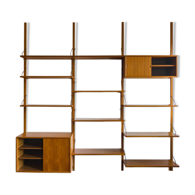 Unité murale modulaire par Poul Cadovius pour Cado, 1960
