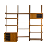 Modular Wall Shelving System by Poul Cadovius for Cado, 1960s