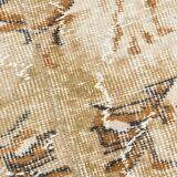 2x10 Beige Brown Floral Turkish Runner Rug, 73x302Cm SK 7009