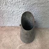 Old metal coal bucket