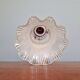 Bronze wall light with grooved clear glass, early 20th century