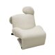 Wink White Armchair Designed by Toshiyuki Kita for Cassina, 1980s