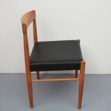 Set of 6 dining chairs teak, H.W. Klein for Bramin