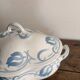 Antique Tircis Soup Tureen Sarreguemines Utzschneider & Cie Art Nouveau Earthenware
