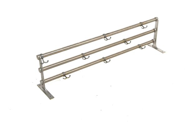 Patère scandinave en métal, Suède, 1950