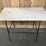 Table or rectangular console wrought iron