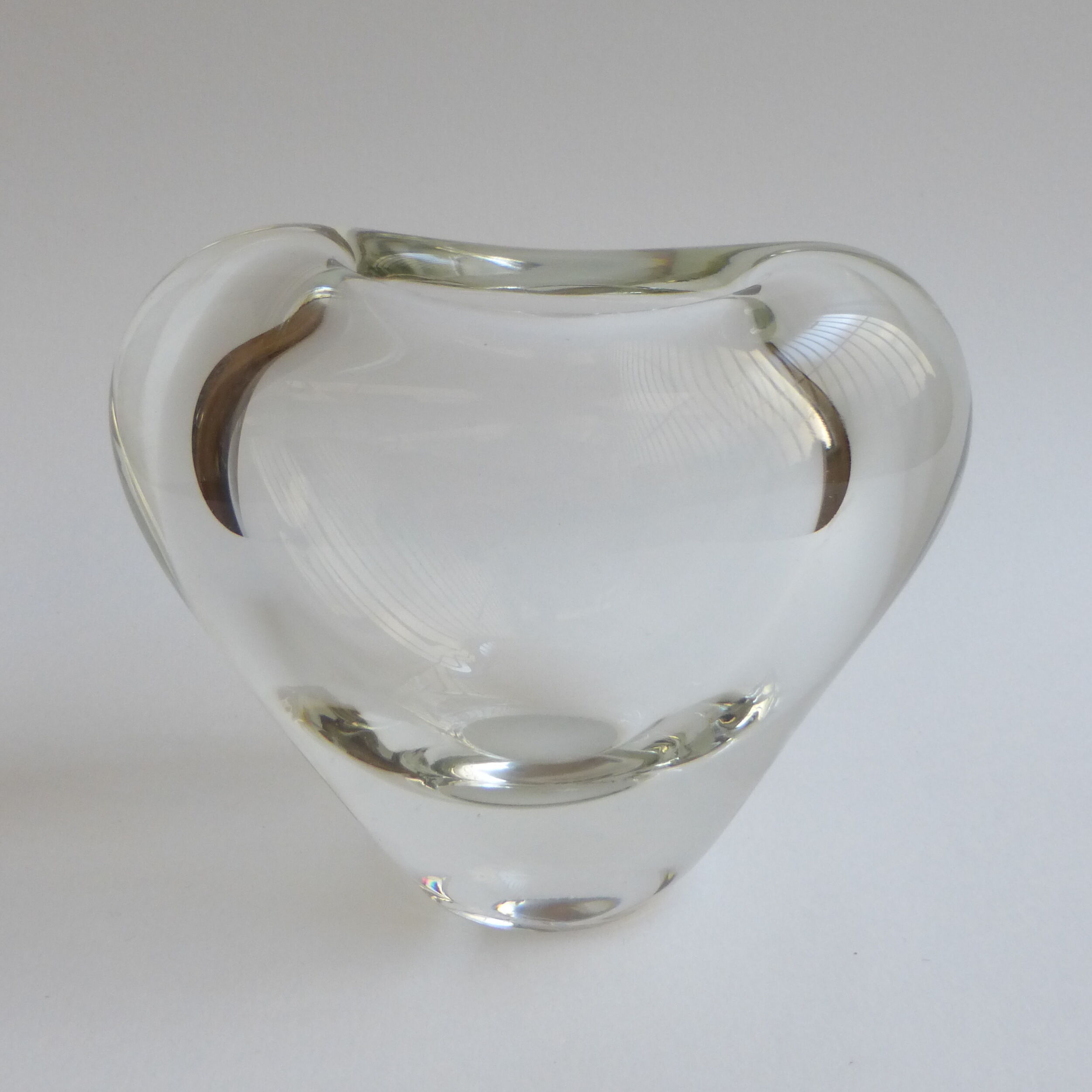 Vase Menuet blown glass Holmegaard 1950