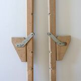 Pair of vintage wooden stilts