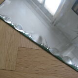 Mirror beveled 42 x 27 cm