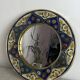 Miroir en bois peint et verre