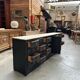 Workshop furniture from the early 20th century.