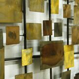 Brutalist wall art / bed head piece