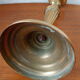 Golden bronze candle holder