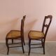 Pair of cane chairs
