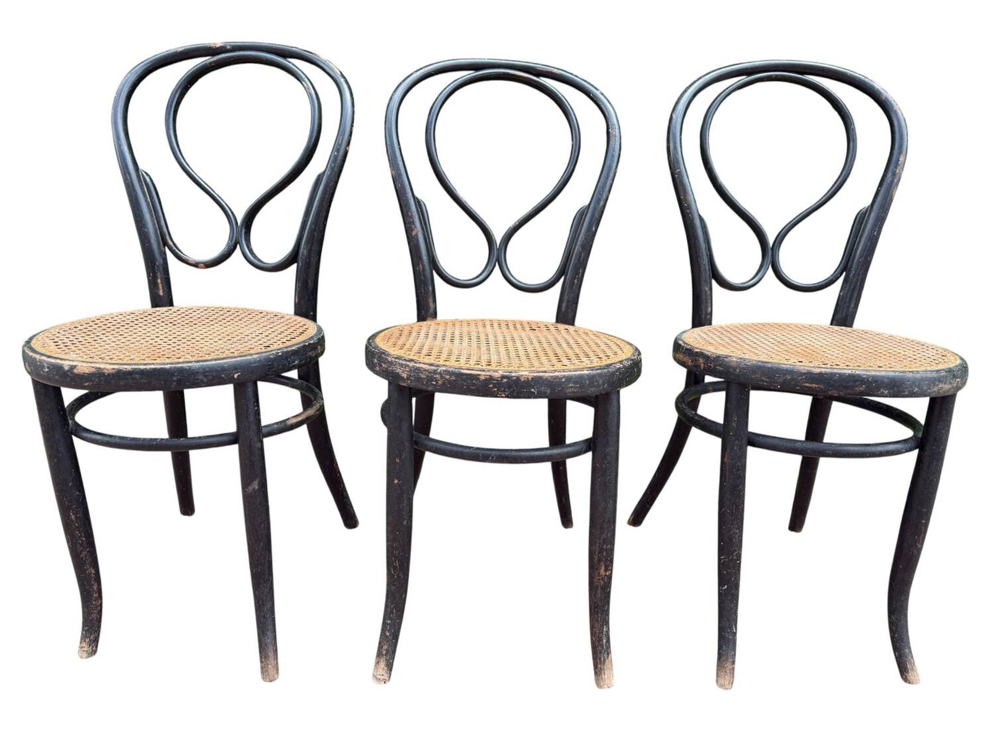 3 chaises bistrot Fischel N’14