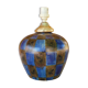 Checked pattern lamp foot