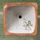 Montagnon candlestick, in Nevers earthenware.