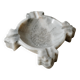 Vintage Mexican marble ashtray from the 1970s, engraved Aztec pattern.