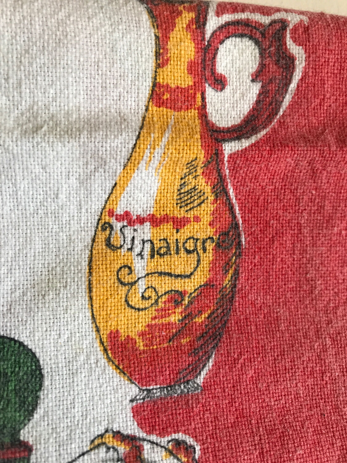 Vintage tea towel Pan Bagnat