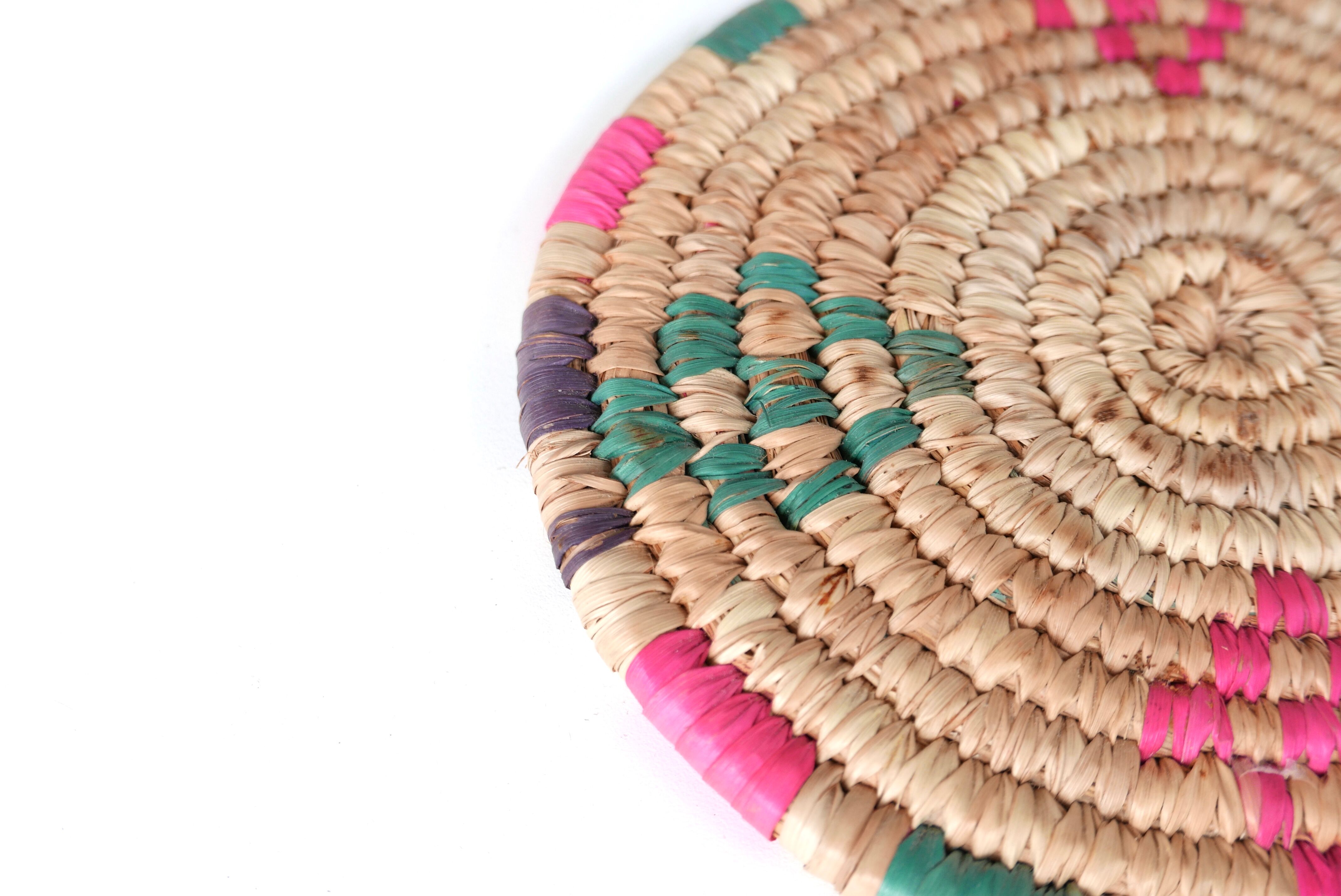 Under braided dishes, 70s