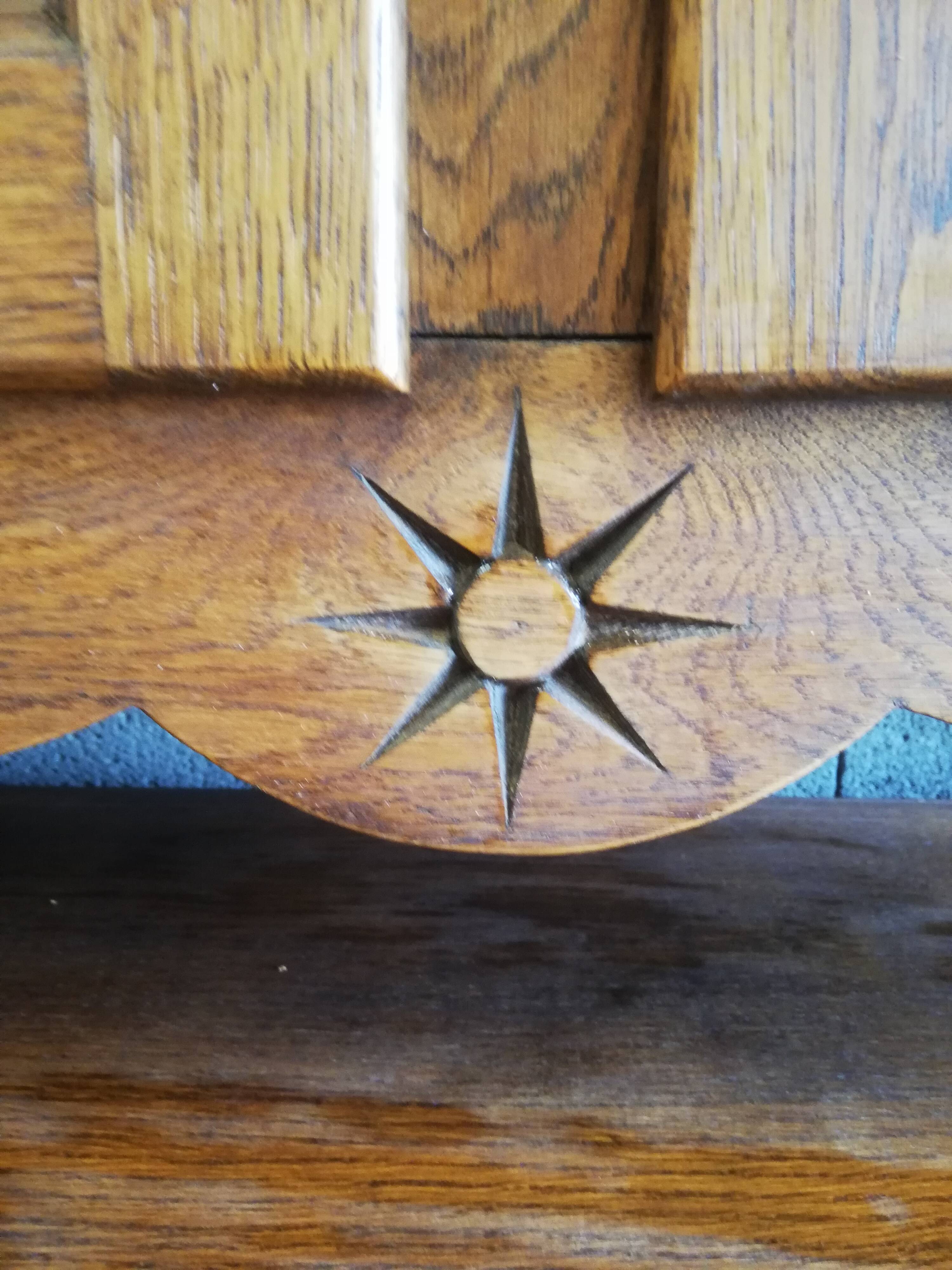 Vintage Art Deco dresser Solid wood