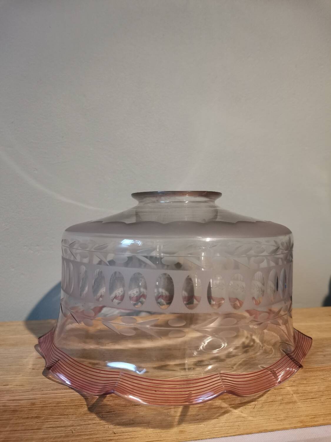 Gros lustre globe / suspension boule vintage space age en tôle orange