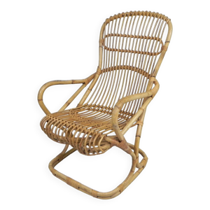 fauteuil en bambou par