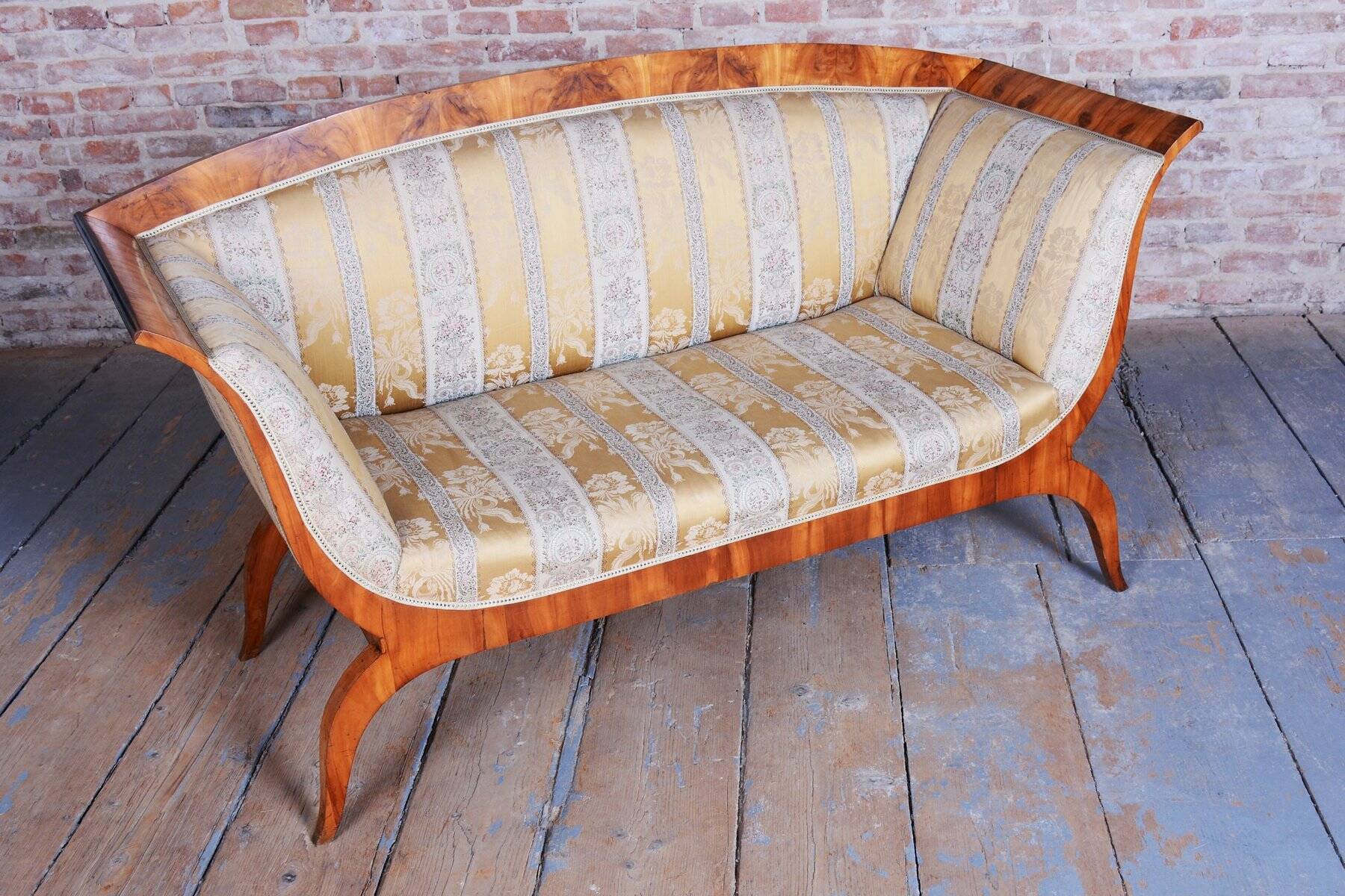 Biedermeier Cherrywood Sofa by Josef Danhauser, Austria, 1820s