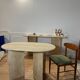 oblong travertine dining table, oblong travertine dining table