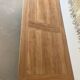 Wooden coffee table with metal legs