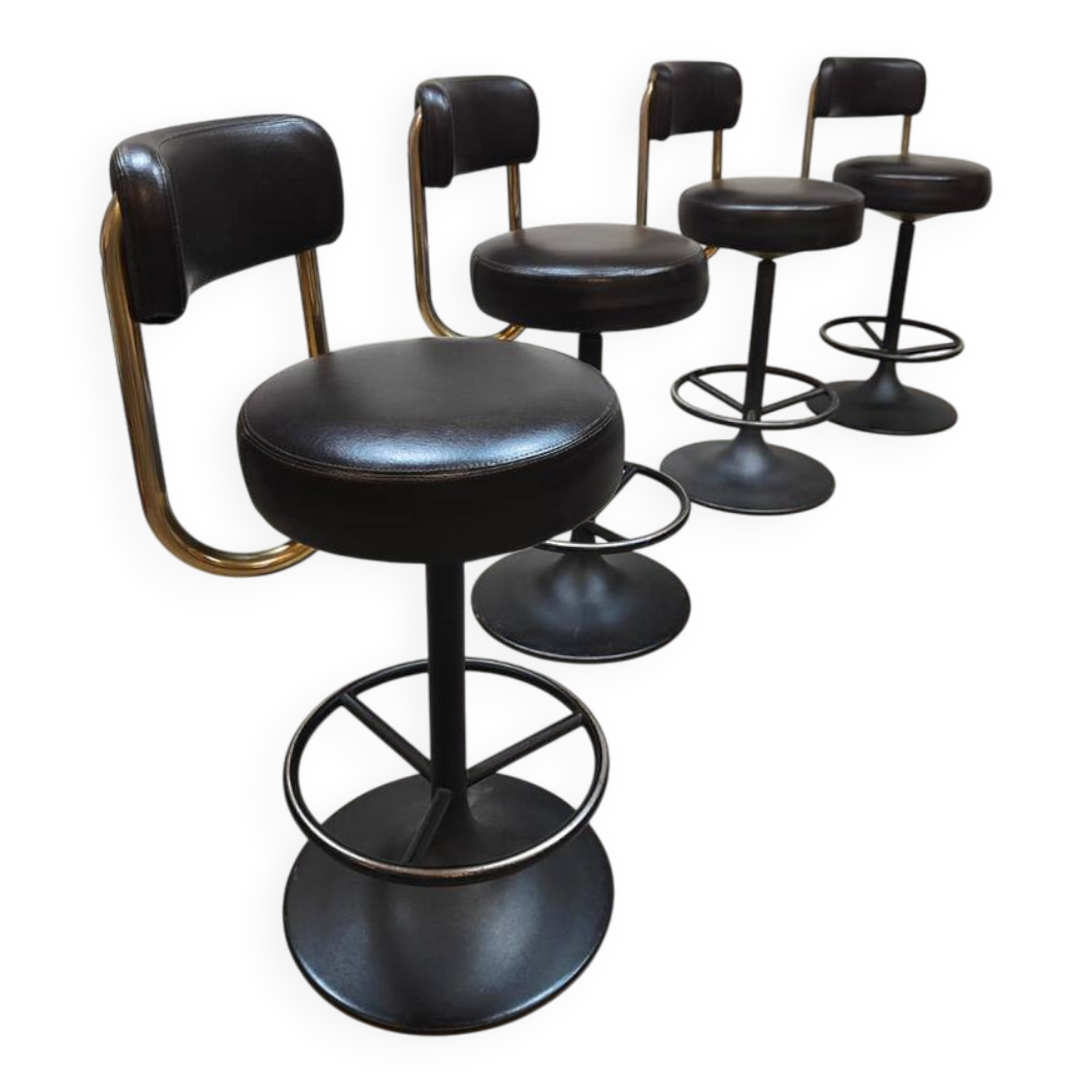 Swedish vintage design bar stools Borje Johanson