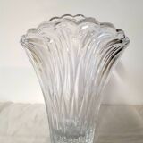 Crystal vase flared shape