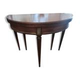 Table console demi-lune style Louis XVI