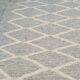 Carpet margoum gray and beige Berber