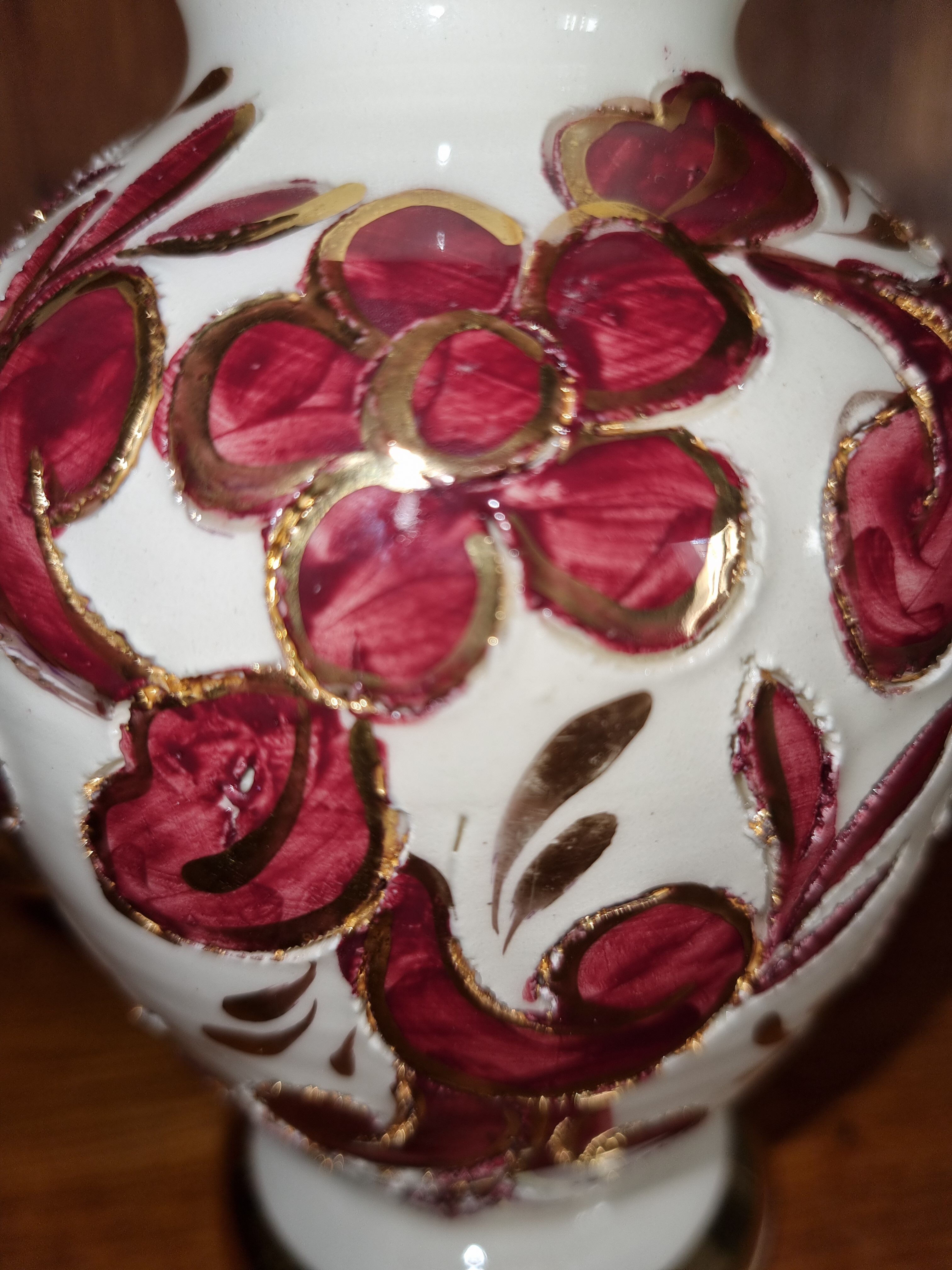 Vintage vase signed Pugi in Vallauris 50s - 60s