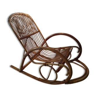 Rattan rocking chair