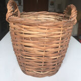 Cache pot vintage en osier