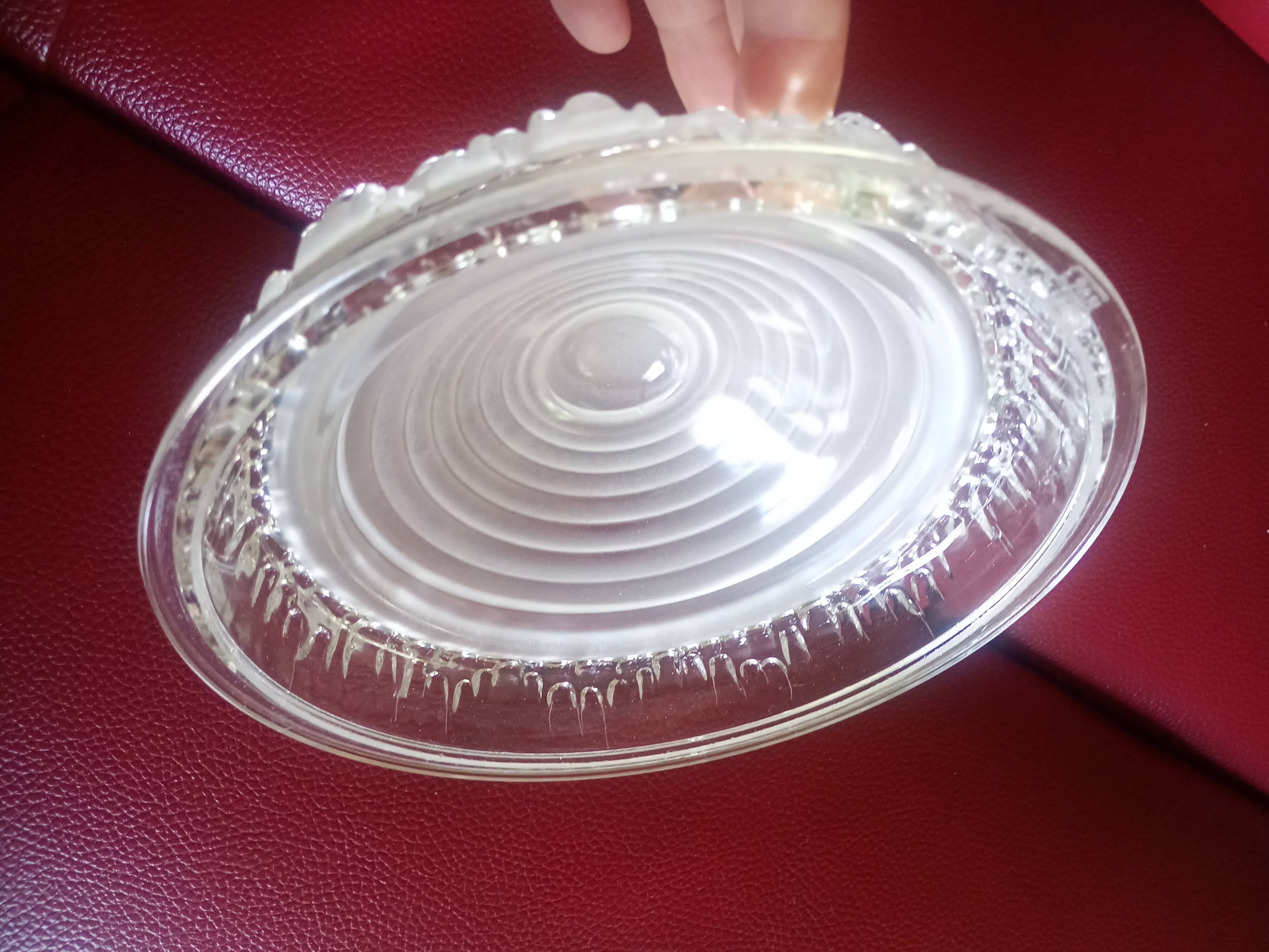 Ezan france - finishing lampshade with lustre frosted glass & colourless glaze